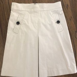 Tan knee-length skirt